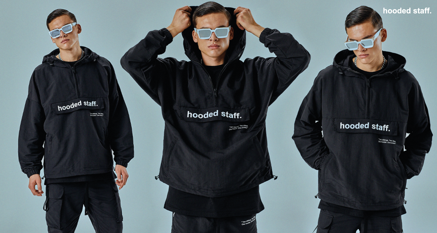 Hooded staff sale