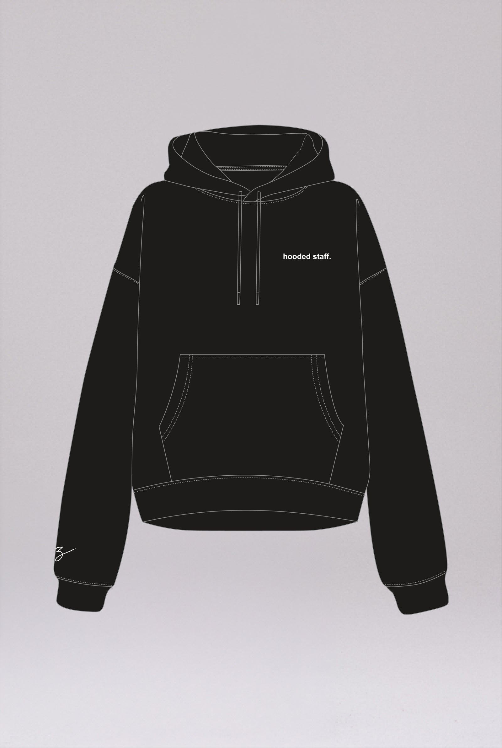 ALL-STARS 101 HOODIE ONYX – hooded staff.