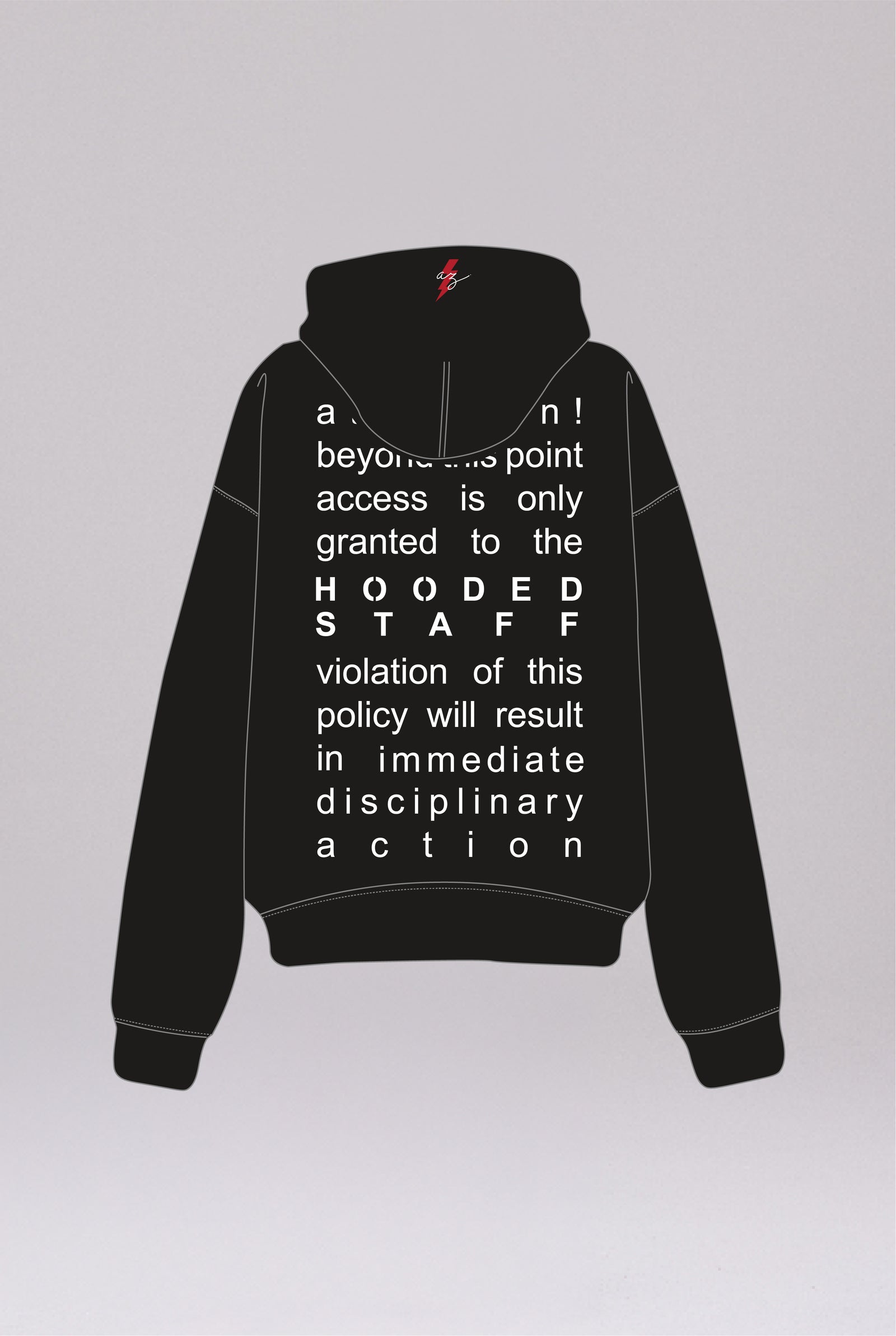 ALL-STARS 101 HOODIE ONYX – hooded staff.