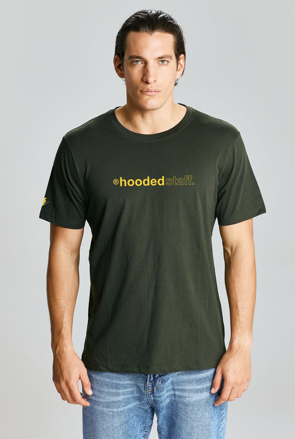 HS TEE FITTED MEN ARMY GREEN