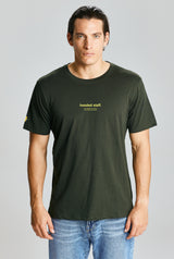 INTRO TEE FITTED MEN ARMY GREEN