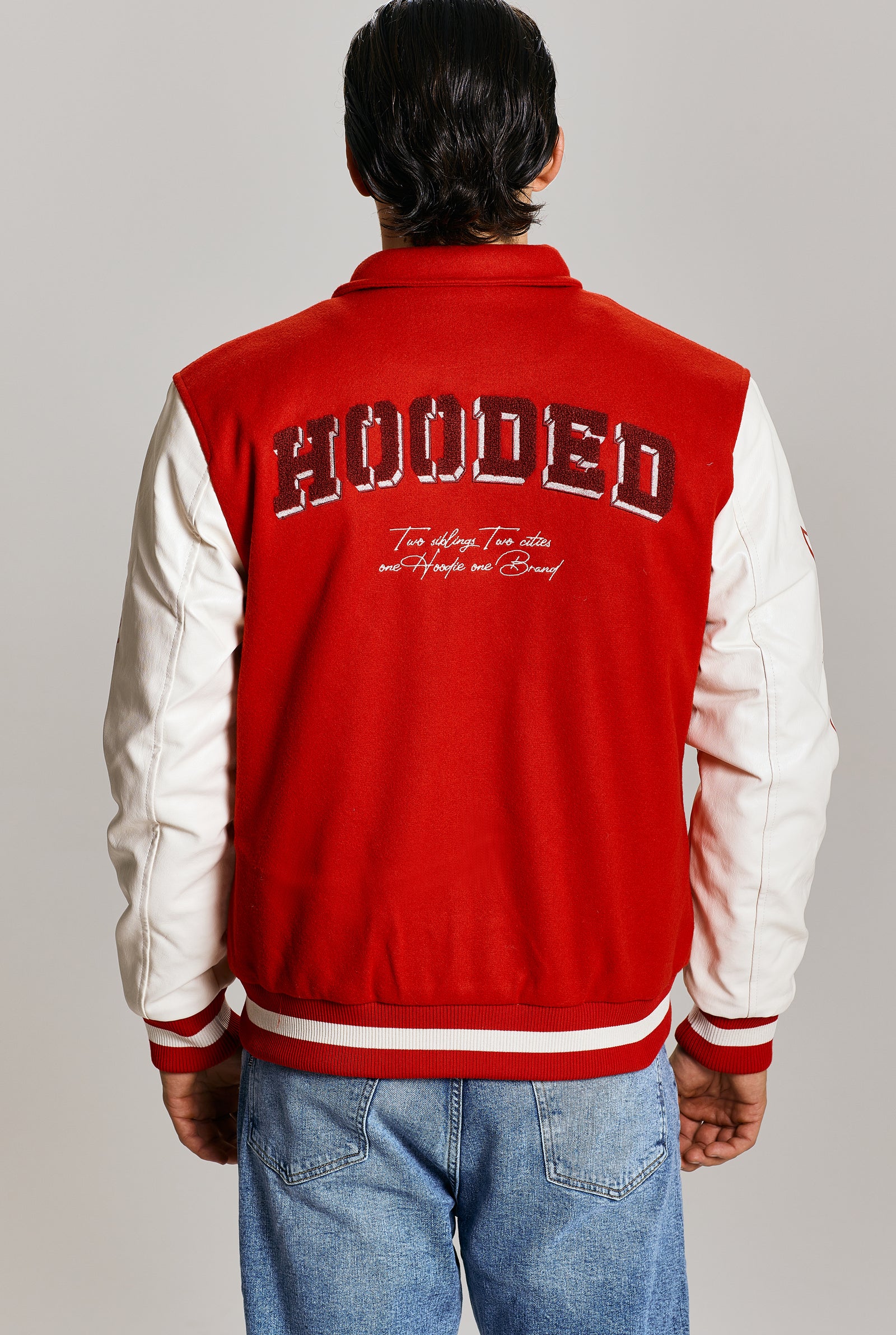 MASCOT VARSITY JACKET GOJI – hooded staff.