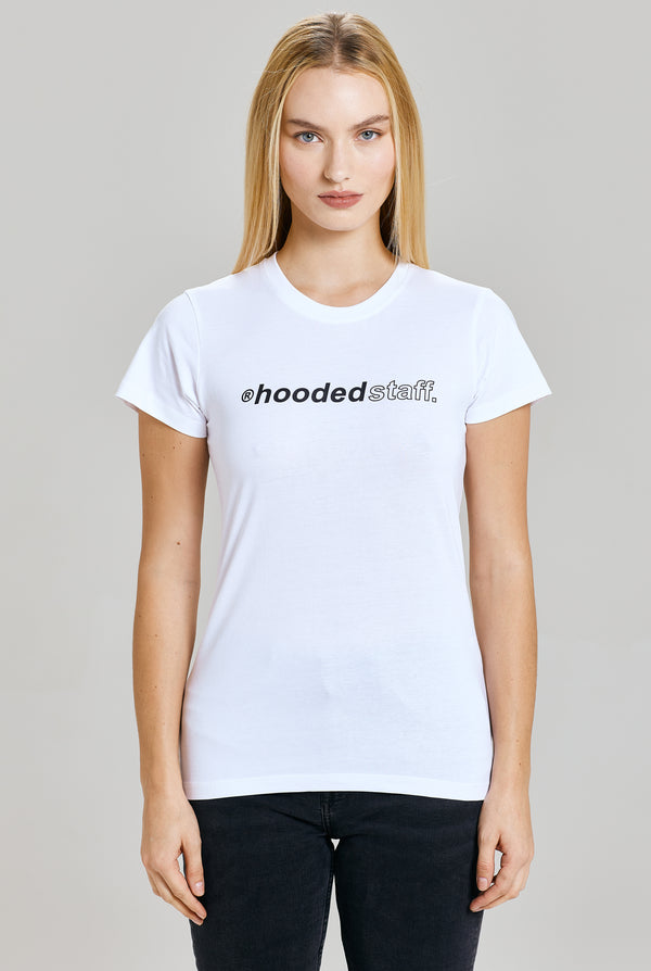 HS TEE FITTED WMN WHITE