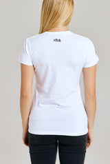 HS TEE FITTED WMN WHITE