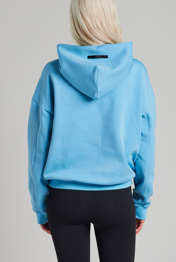 PREMIUM SQUARE HOODIE AQUA