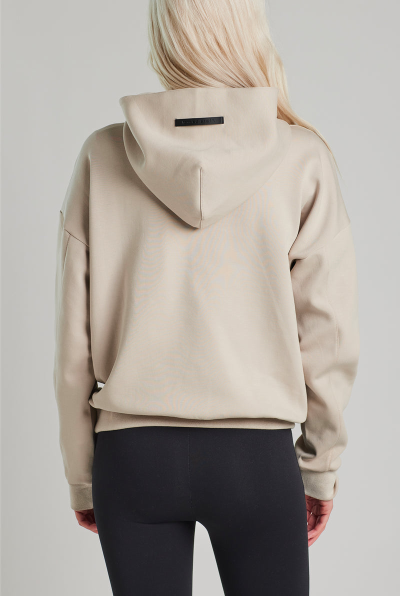 PREMIUM SQUARE ZIP HOODIE CLOUD