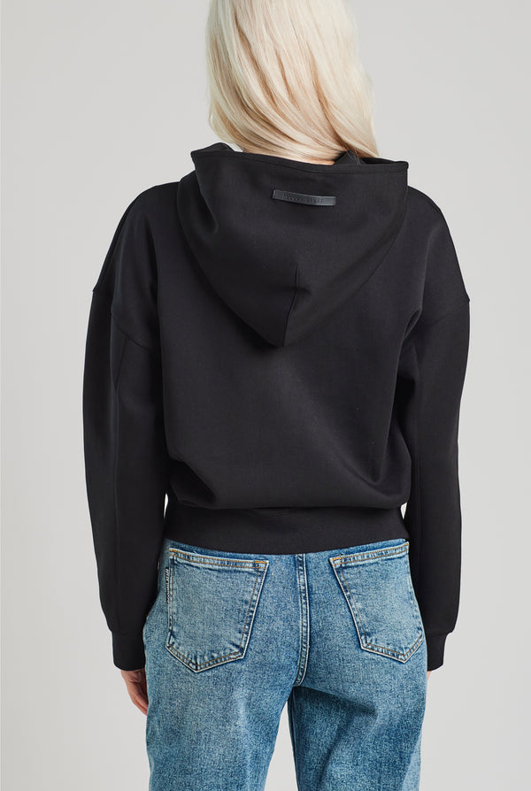 PREMIUM SQUARE ZIP HOODIE ONYX