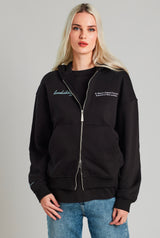 CLUB ZIP HOODIE HOODIE ONYX