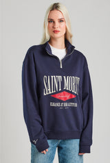 SAINT Q-ZIP SWEATSHIRT NIGHT
