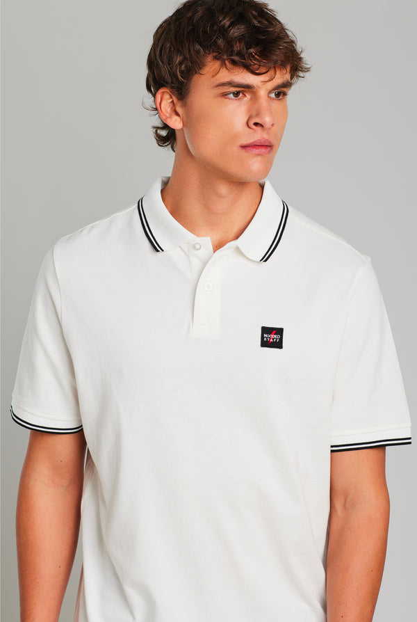 PREMIUM SQUARE POLO SNOW