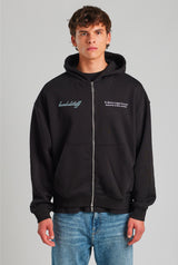 CLUB ZIP HOODIE HOODIE ONYX
