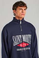 SAINT Q-ZIP SWEATSHIRT NIGHT