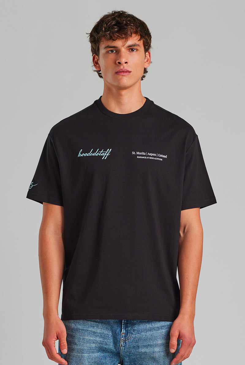 CLUB TEE ONYX – hooded staff.
