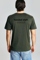 INTRO TEE FITTED MEN ARMY GREEN