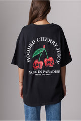 CHERRY TEE BLACK