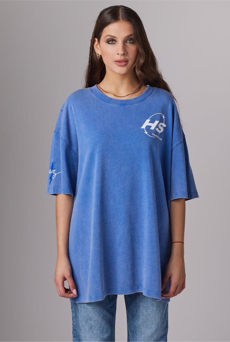 PLANET TEE BLUE