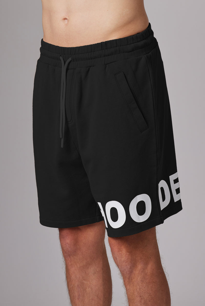 HOODED SHORTS ONYX