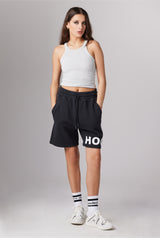 HOODED SHORTS ONYX