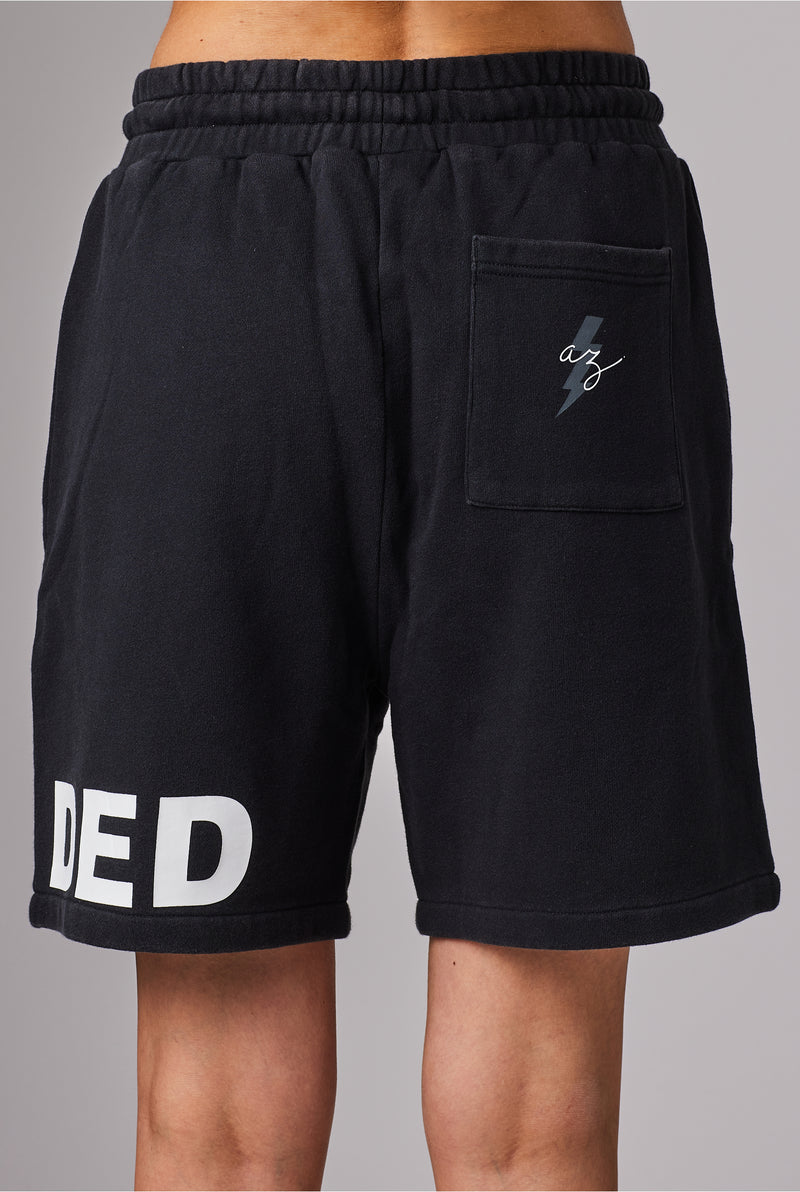 HOODED SHORTS ONYX