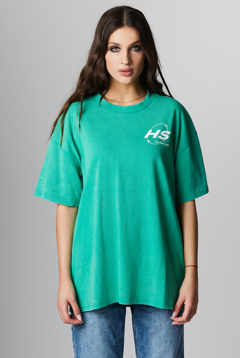 PLANET TEE GREEN