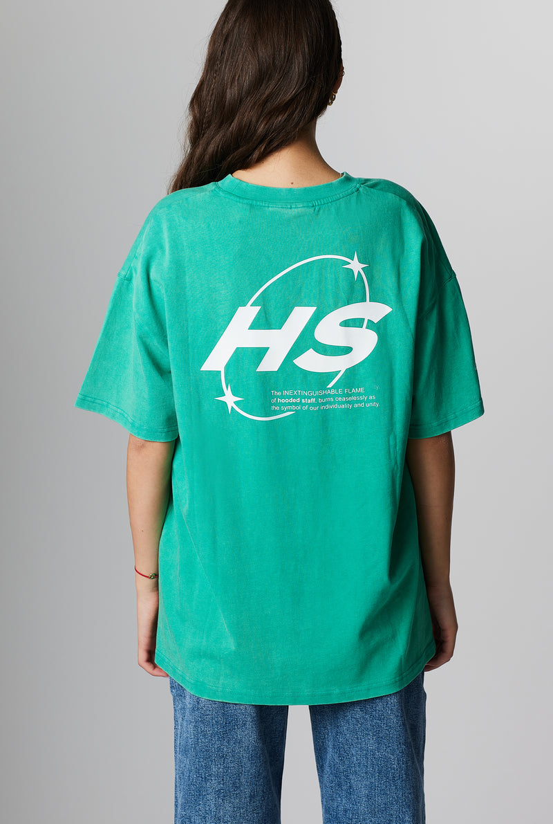 PLANET TEE GREEN