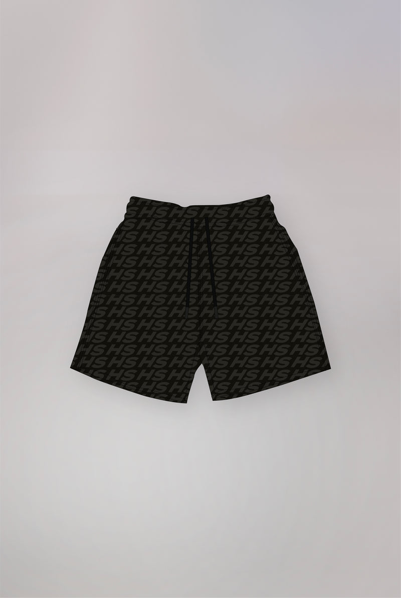 HS LOGO BEACHWEAR BLACK