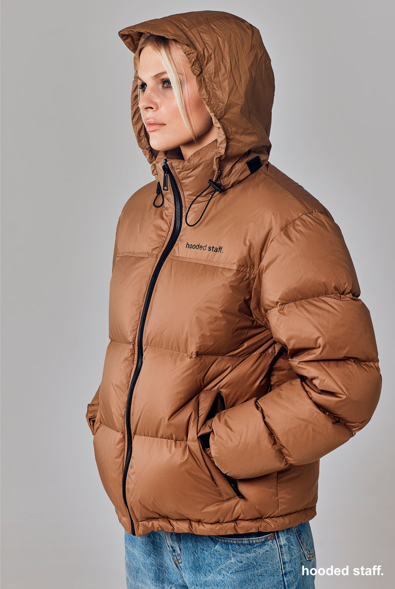PUFFER JACKET TOFFEE